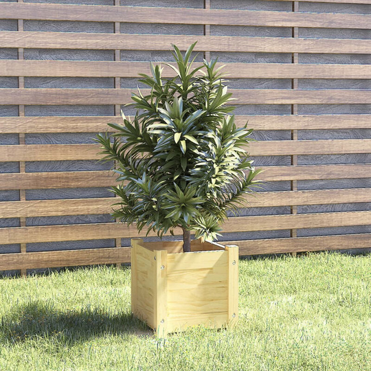 Garden Planter 31x31x31 cm Solid Pinewood