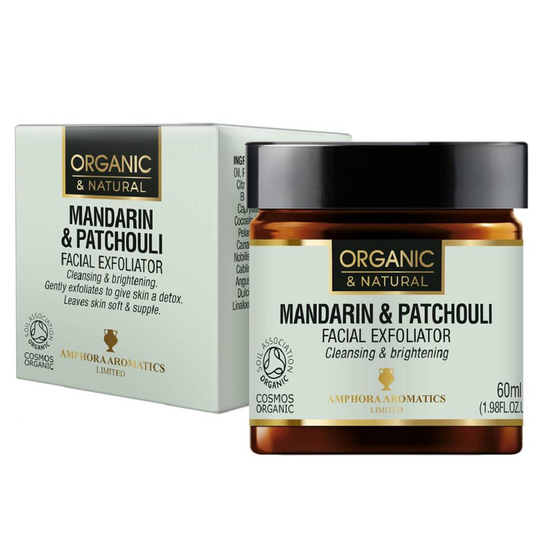 Mandarin, Patchouli Facial Exfoliator Organic 60ml
