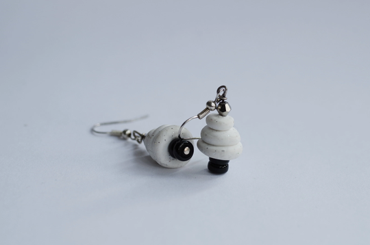 Cute Christmas Earrings - Tree Colourful Dangle Tasteful Seasonal