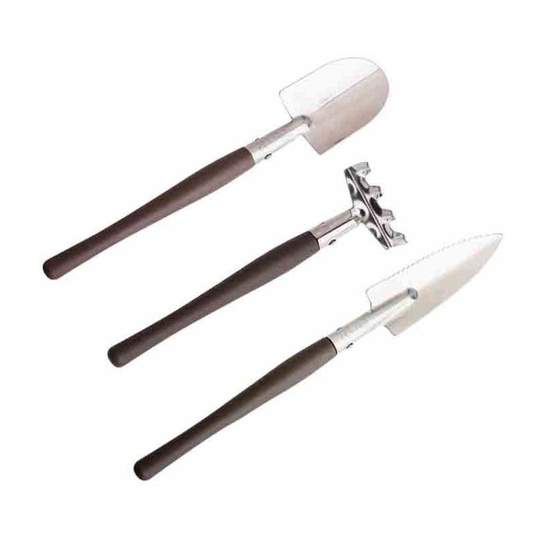 3 Pieces Set Mini Gardening Plant Pot Tools, Small Handheld Shovel Spade Rake Gardening Work Set Kids Toy Gifts for Succulent Cactus Herbs Indoor