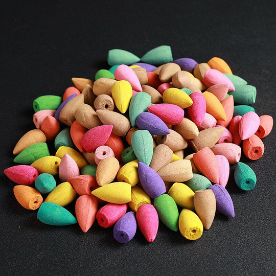 Perle Rare - 150 Pack Backflow Incense Cones - Aromatherapy - Lavender - Green Tea - for Home, Office, Bedroom, Yoga Room