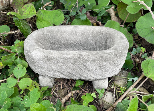Herb Pot Planter | Reconstituted Stone Trough Vase Concrete Garden Ornament