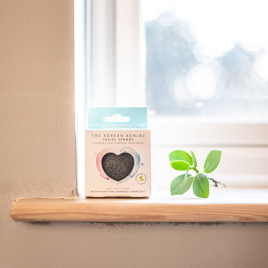 Heart Duo Konjac Sponges For Oily Skin