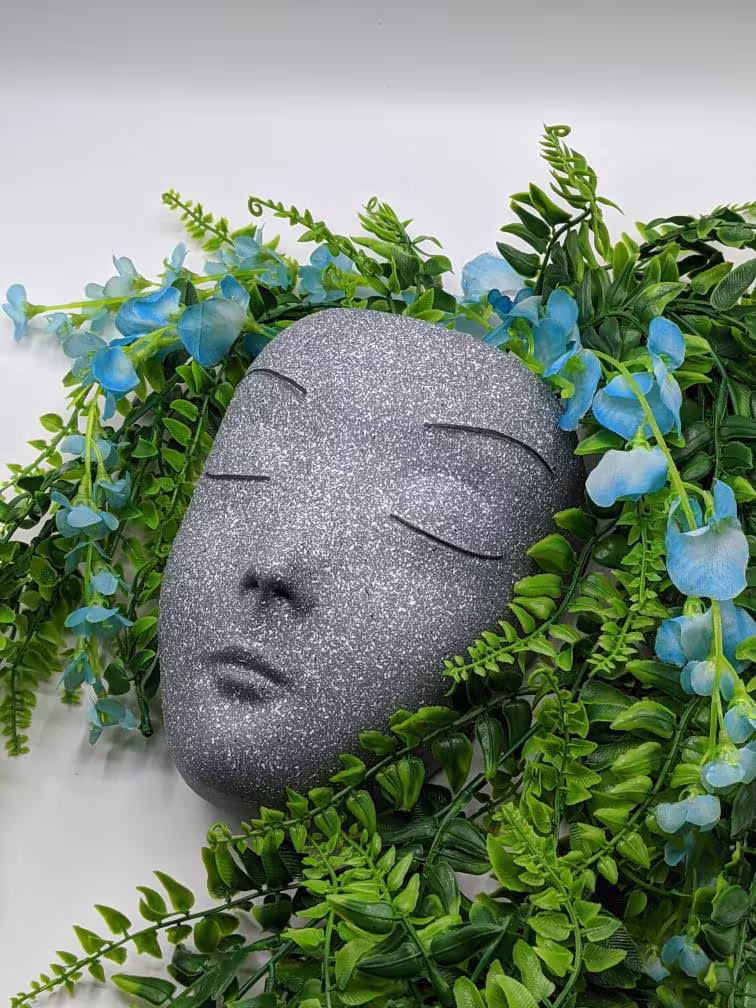 Female Face Planter - Wall Art Women Head Home Decor