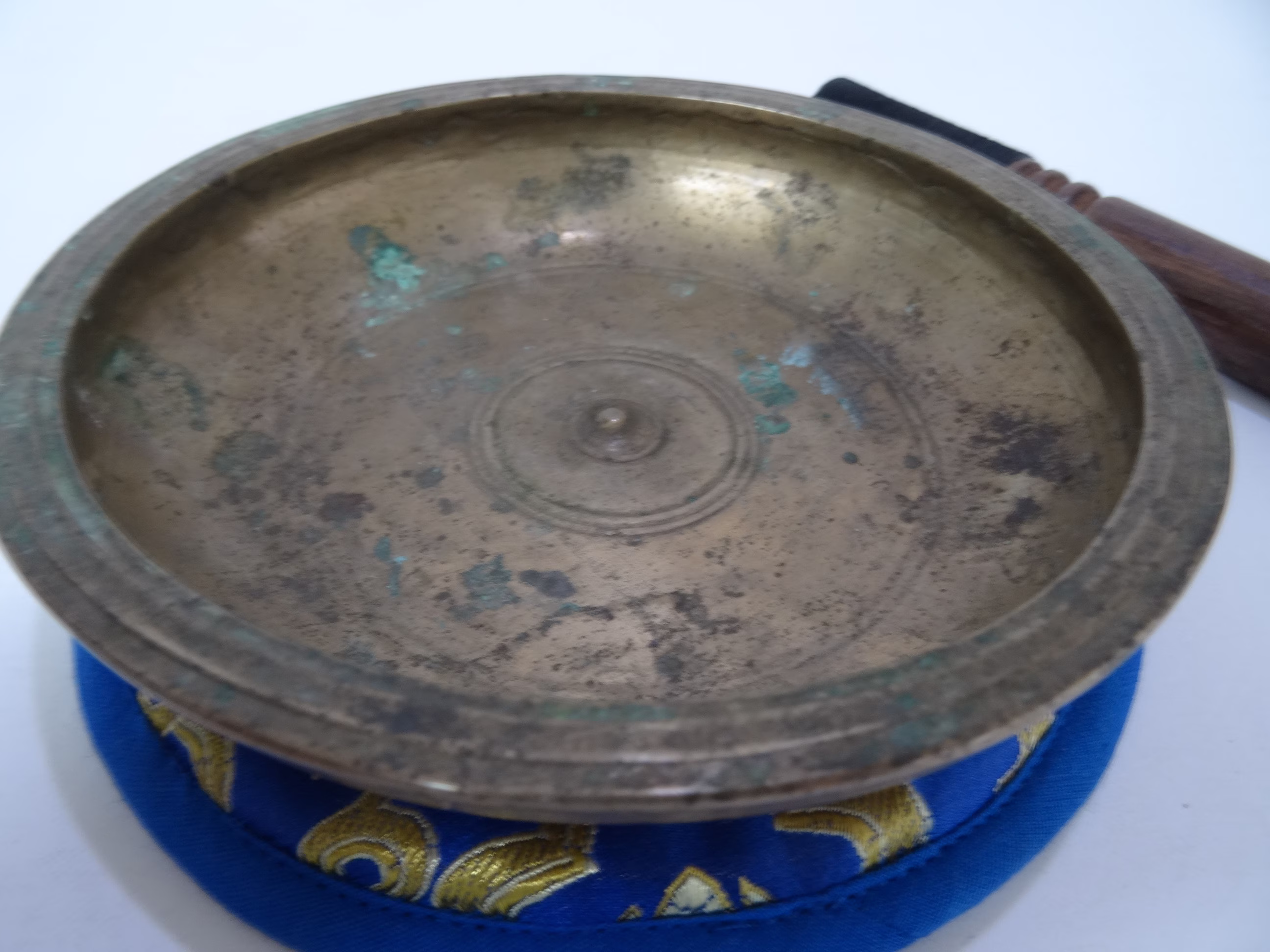 Rare Antique Thadobati Shiva Lingam Shaman Tibetan Singing Bowl Himalayan Sound Healing Therapy Note F5