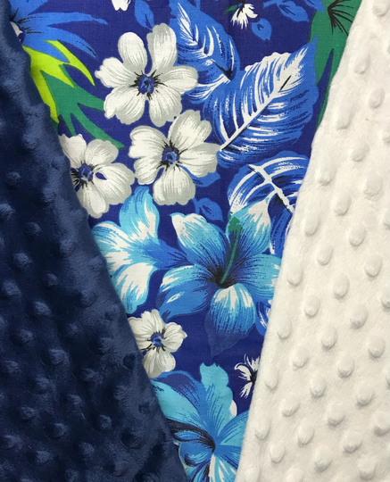 Personalized Hawaii Flowers3 Blanket