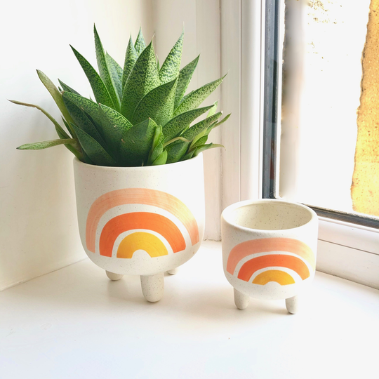 Ceramic Rainbow Planter