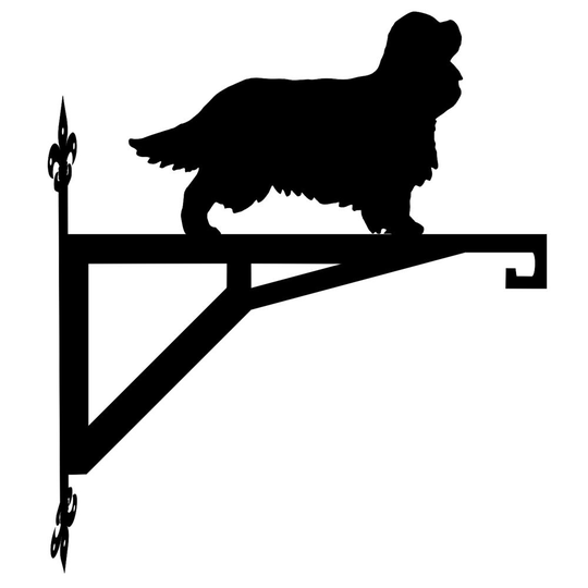 Cavalier King Charles Spaniel Standing Modern Contemporary Hanging Bracket