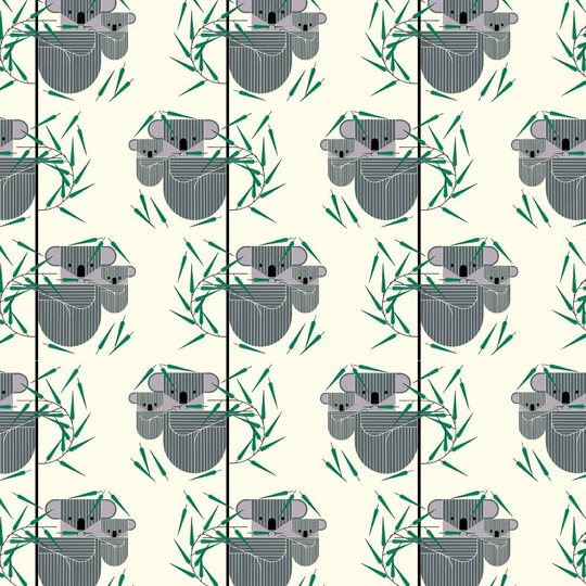Organic Koala Cotton Poplin