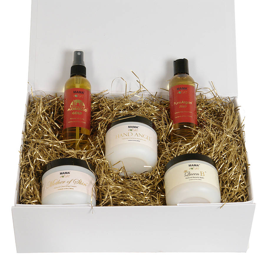 My Very Own Spa Organic Skin Care Gift Set, Taupe/Hot Pink/Pink