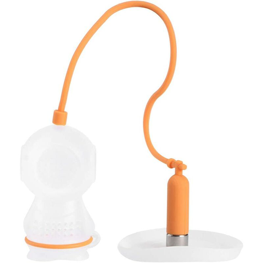 1 pcs Silicone Tea Infuser, Innovative Cute Diver Shape Leaf Tea Infusers Strainer Filter for Home Tea Making, Party Gift Present for Tea