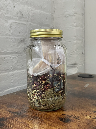 Hibiscus Jasmine Diy Home Cocktail Syrup Kit - Organic, Healing Herbal Remedy For Summer