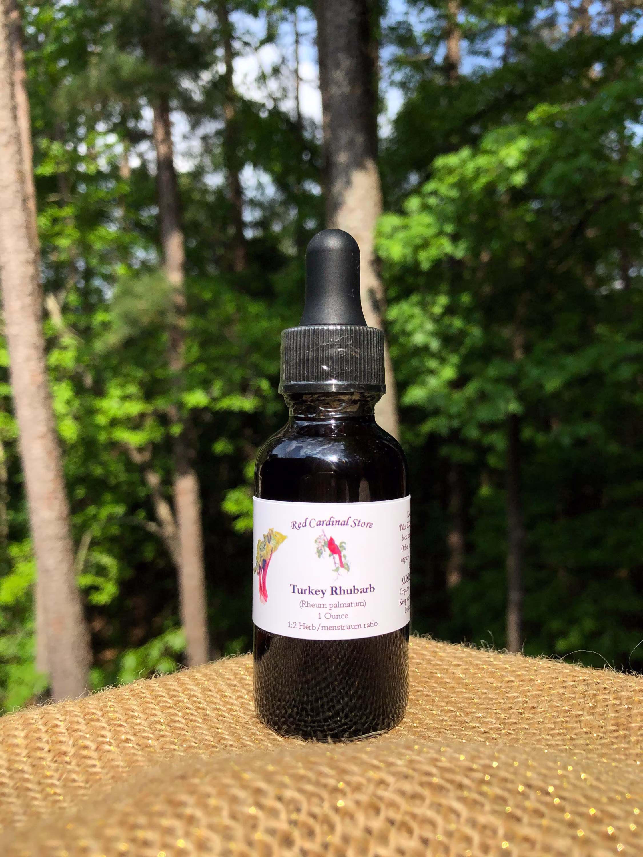 Turkey Rhubarb Tincture Herb Extract Double Extraction