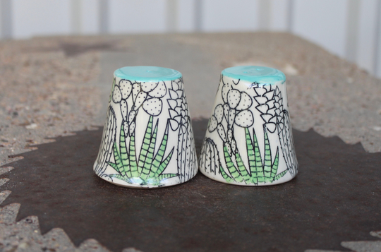 Cactus Salt & Pepper Set