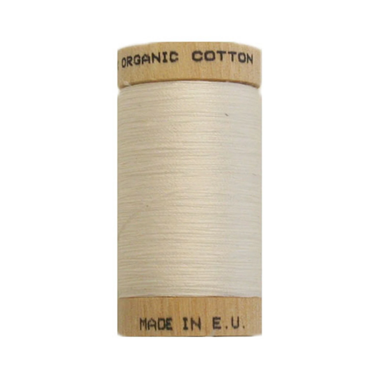 Scanfil Organic Thread 100 Metre Spool - Linen 4801 100% Cotton