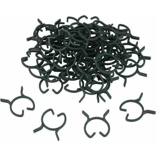 Briday - 100 Pack Garden Plant Clips Ideal for Fixing Plants to Supports