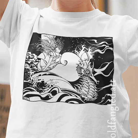 The Singing Water | 1926 - Unisex Organic T-Shirt, Vintage Style Art T-Shirt
