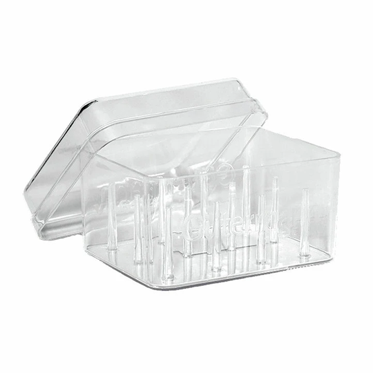 Sewing Thread Storage Box Organizer Case Container Sorting Holder 12 Spool Clear Craft Embroidery Floss Set