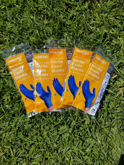 Nitrile Gloves, 10 Pieces, Safety Epoxy Supplies, Resin One Size, Pack, Latex Free Gloves, Powder S, M, L