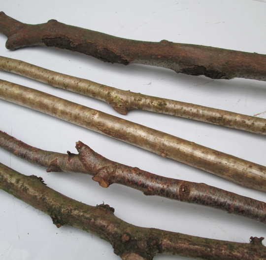 5 X 90cm Organic Natural Branches Bark Wood Wooden Perches For Budgies Parrots Bird Cages Reptile Tanks
