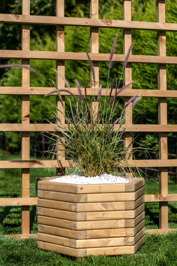 50cm Small Hexagon Wooden Planter