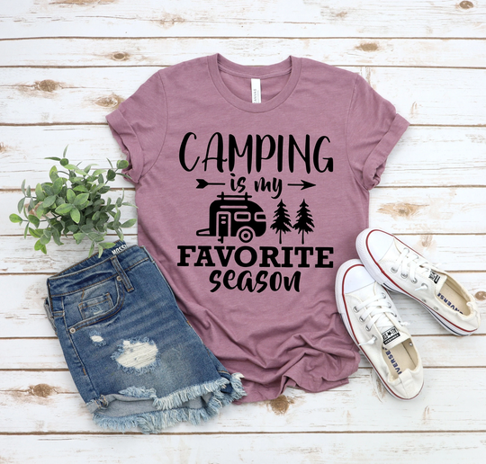 Camping Is My Favorite Season Shirt, Hiking Shirts, Outdoor Shirts, Camping Gift, Camp Lover Shirts, Traveler Gift, Camper Shirt, Camp Life Shirt