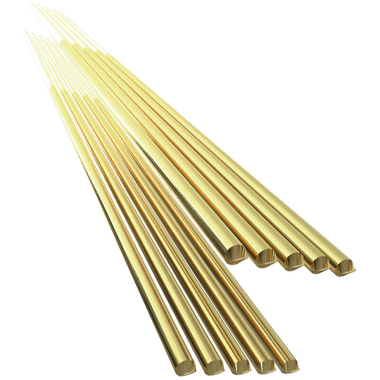 10pcs Brass Welding Wire Electrode 1.6mm*333mm Soldering Rod No Need Solder Powder