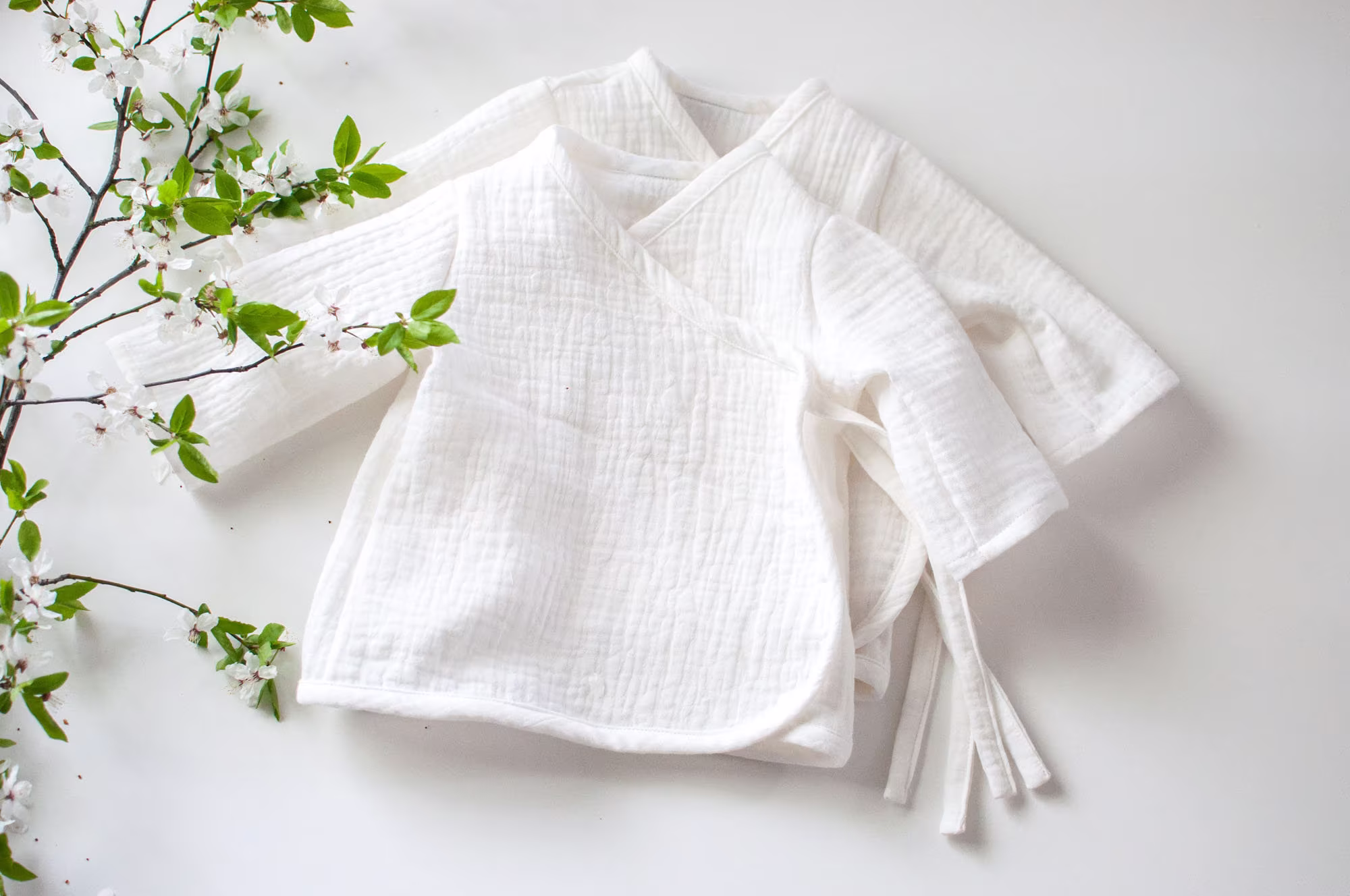 Organic Baby Clothes, Muslin Blouse, Gender Neutral Top
