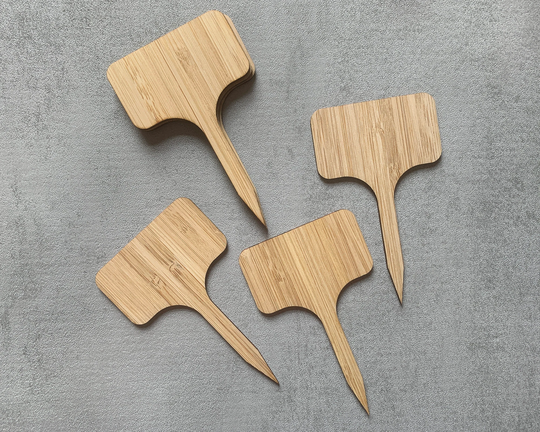 Bamboo Markers Garden Stakes Plant Labels Bundled Sets | Blank