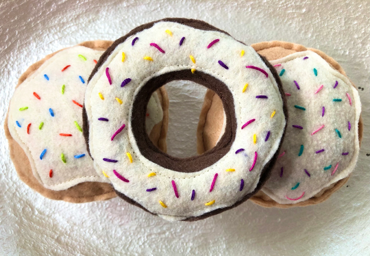 Cat Donut Toy With Catnip/Jouet Pour Chat Avec Herbe À Chat - Neutral