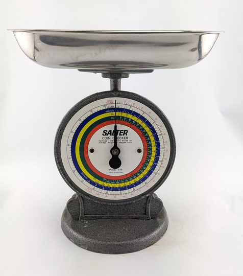 Salter 1950S Coin Checker Midcentury Scales