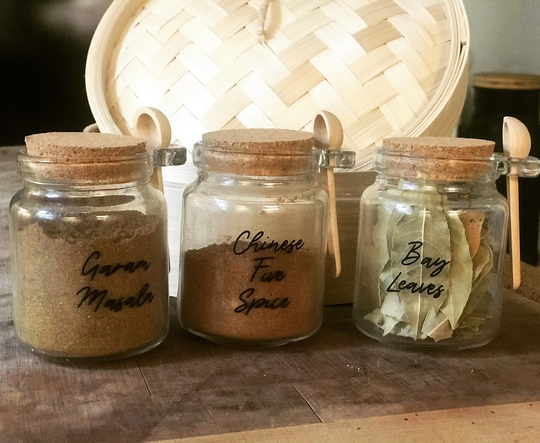Vinyl Pantry Labels - Herbs & Spices Decal