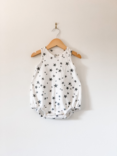 star Baby Romper // Organic Clothes Clothing/Playsuit Bubble Summer