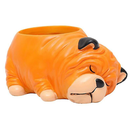 Deckon - 1pcs Resin Cartoon Dog Succulent Cactus Planter Pot,c