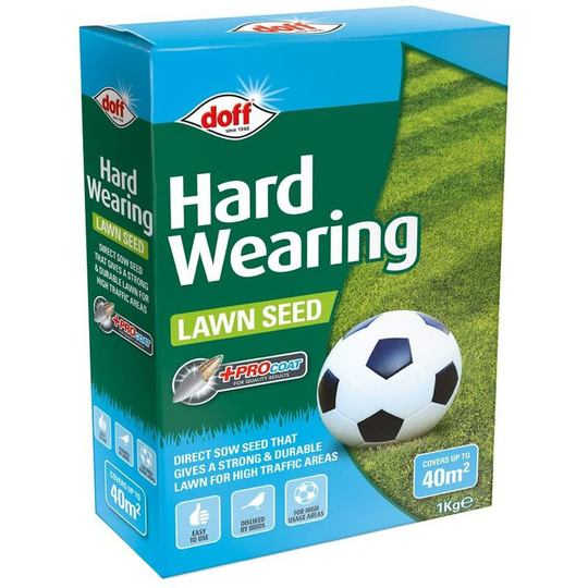 Doff - Hard Wearing Lawn Seed 1kg - F-LB-A00-DOF