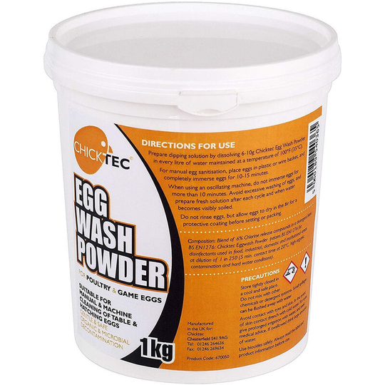 Interhatch - Chicktec Egg Wash Powder (5kg) (May Vary) - May Vary