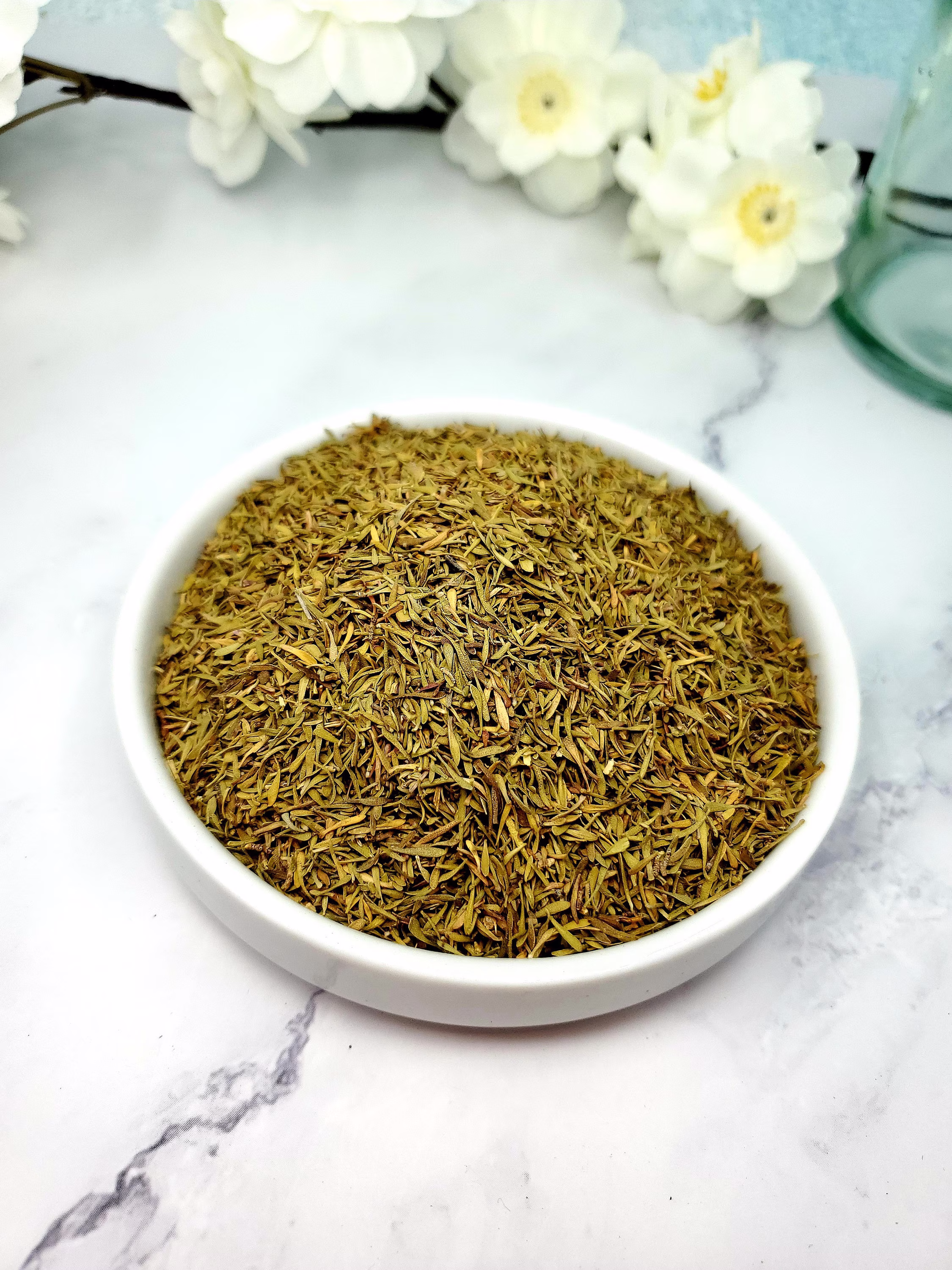 Dried Thyme - C/S- Certified Organic Whole Candle Making- Soap Natural Craft- Herbal Teas Altar Supplies Magick Spell