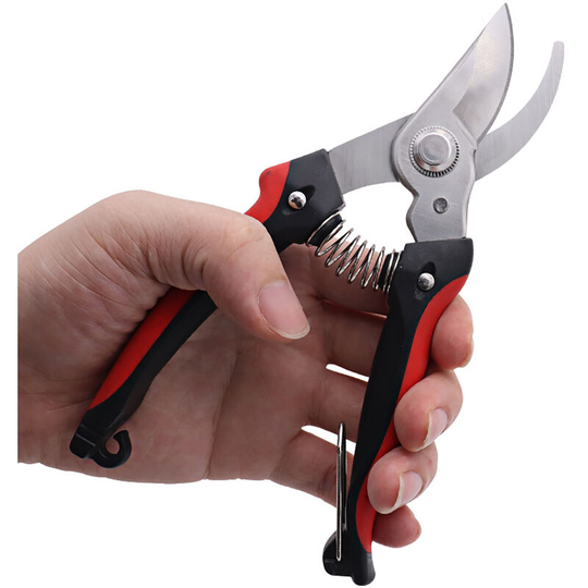 Stainless Steel Pruning Shears Garden Cutting Tool Bypass Pruner Cut Thickess Of 1.96In For Rose Bushes Patio Lawn Bonsai Herbs Plants