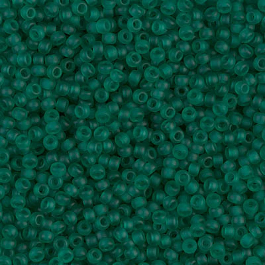 Miyuki Seed Beads 11/0 Matted Transparent Emerald , 0147F-New
