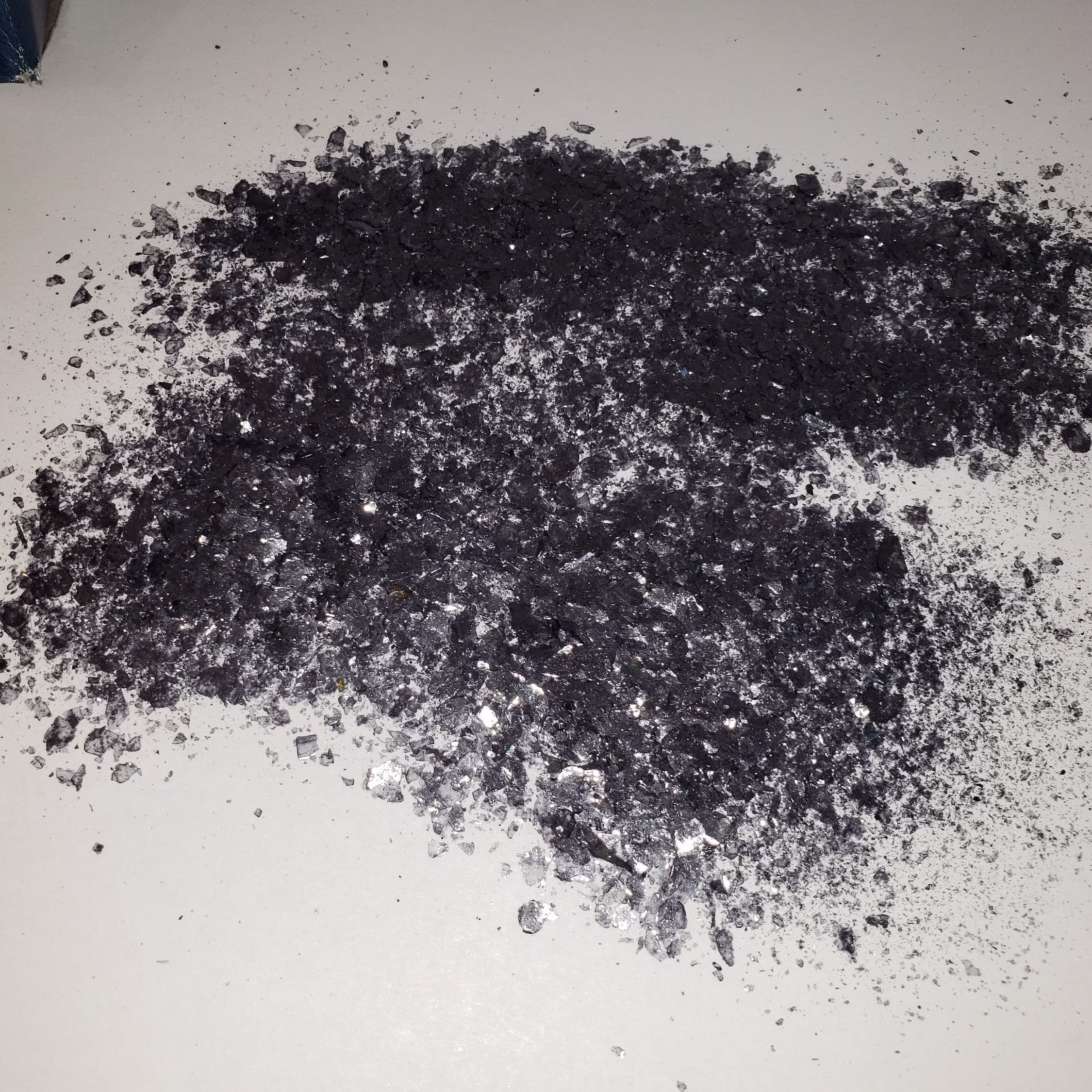 Halloween Black Mica Powder With Glitter Dust, Dust For Craft Projects, 4 Ounces Dust, Diy