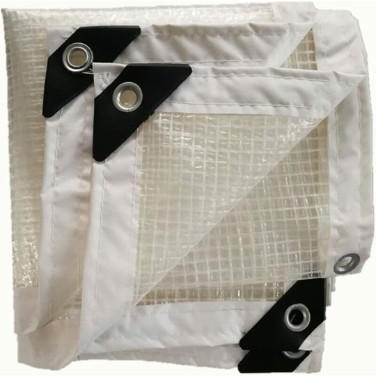 0.33mm Translucent anti-luid fabric Pe film Tarpaulin Garden Garden Plants Output House Pet House Waterproof Fabric Coverage Warm (Color: 1x1m)
