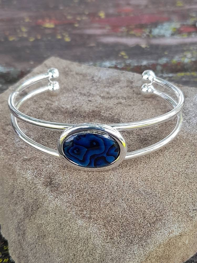 New Zealand Pava Shell Cuff Bracelet