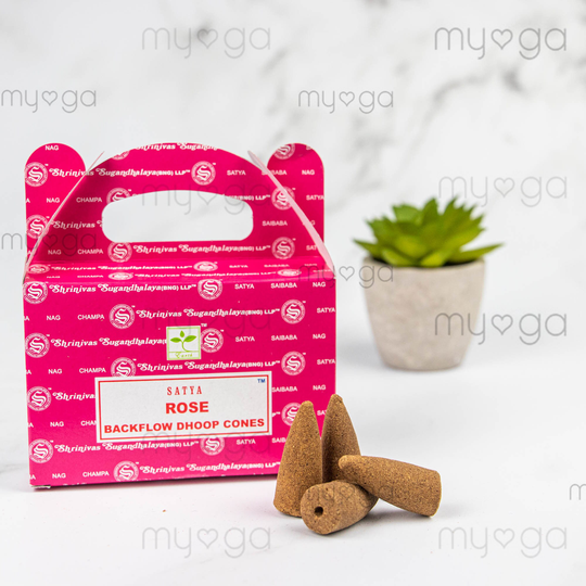 Assorted Dhoop Backflow Cones - 24 Packet Back Flow Incense -Relaxation Home Gift