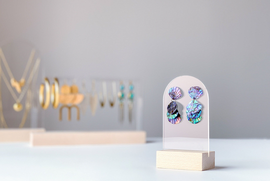 Remy | Earring Display, Holder, Acrylic Jewelry Stand, Craft Fair Organizer, Organizer