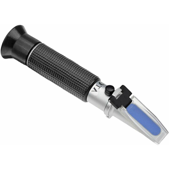 Salt Aquarium Salinity Refractometer, Salinity: 0-10% Density: 1000-1070 Aquarium Salinometer Water Salinity Meter RHS-10 atc for measuring seawater
