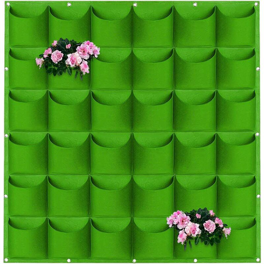 5Pcs Plant Bag Vegetable Grow Bag Side Planting Pots Breathable Garden Planter Pots Pot Potato, Tomato, Carrot Container 10 Gallon Brown