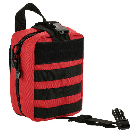 Superseller - Outdoor First Aid Kit Medicine molle Pouch Survival Utility Bag Emergency Responder Medic Bag, Red - Red