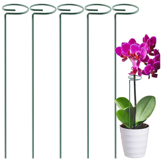 10 Pack Steel Plant Stakes for Garden, Plant Cage Support, Metal Support Ring, Small Garden Pot, Trellis, Climbing Plant,Betterlife
