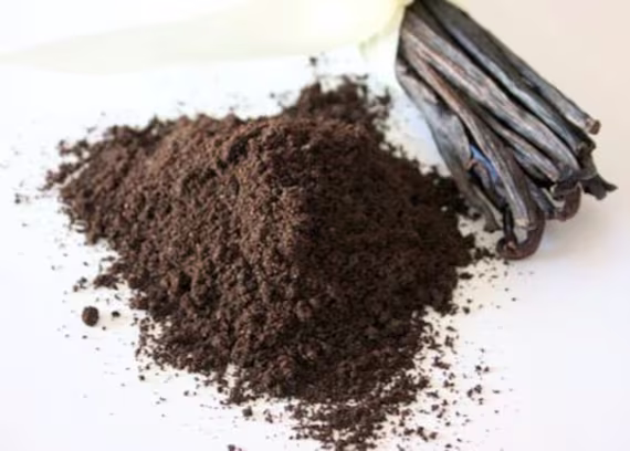 100G Ground Vanilla Powder, Baking, Cooking, Desserts, Chocolate, Beverages, Madagascar Pods Bourbon Beans Powder