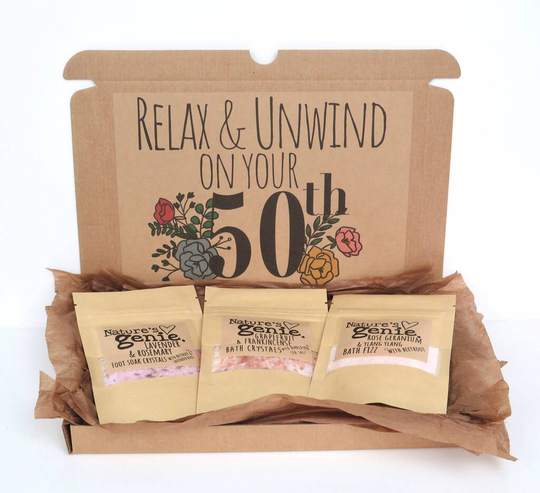 50th Birthday Self Care Pick And Mix Bath Gift Box